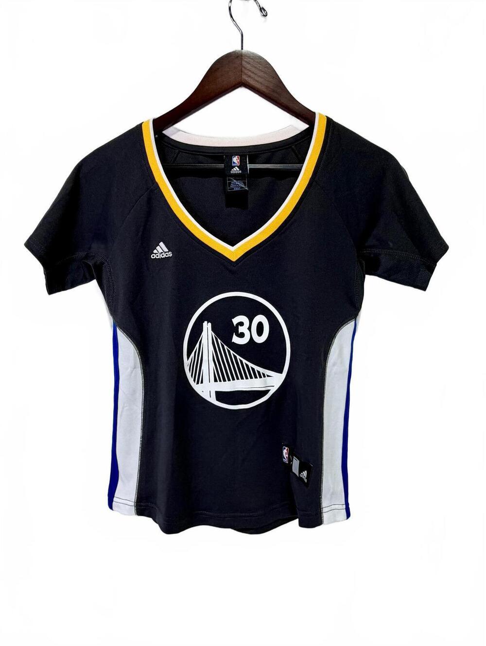 Adidas Golden State Warriors Stephen Curry #30 Women's Basketball Jersey Black